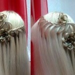 Ажурные косы: создаем красивый цветок из волос