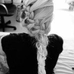 Прическа коса колокольчик на длинные волосы